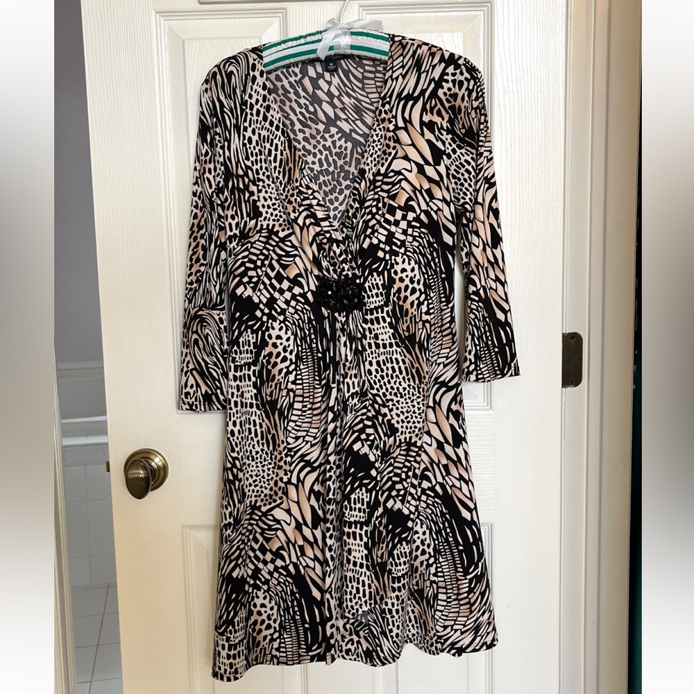 Boston Proper Patterned Dress - M